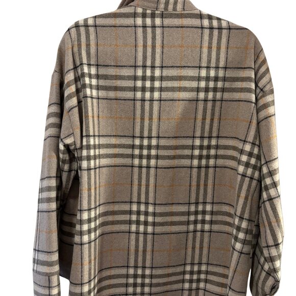 Plaid Flannel / Shacket — Women’s S (lightweight layering piece) - Picture 2 of 3